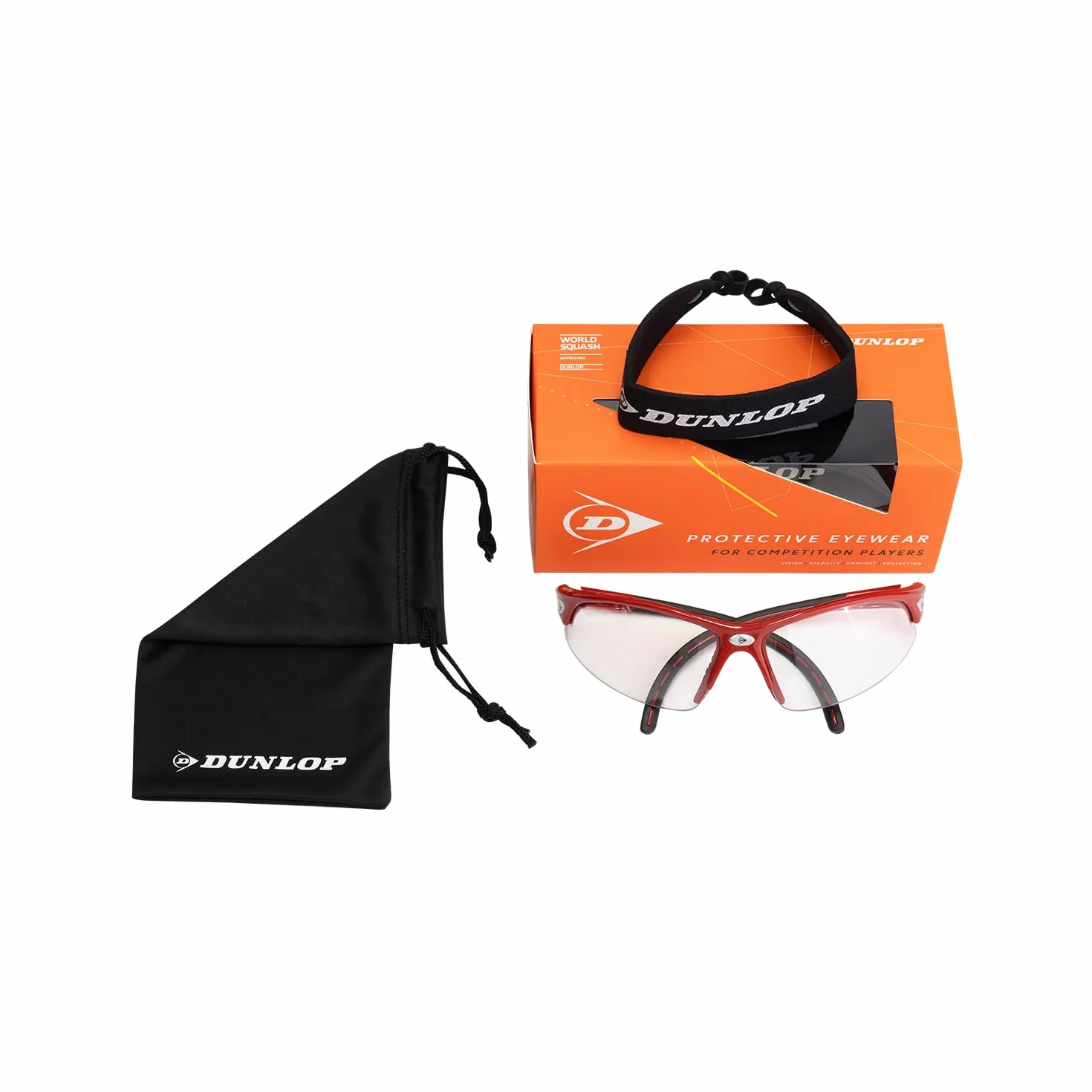 Dunlop Sports Eyewear Competition Goggles Unisex - Adulto (Pacco da 1)