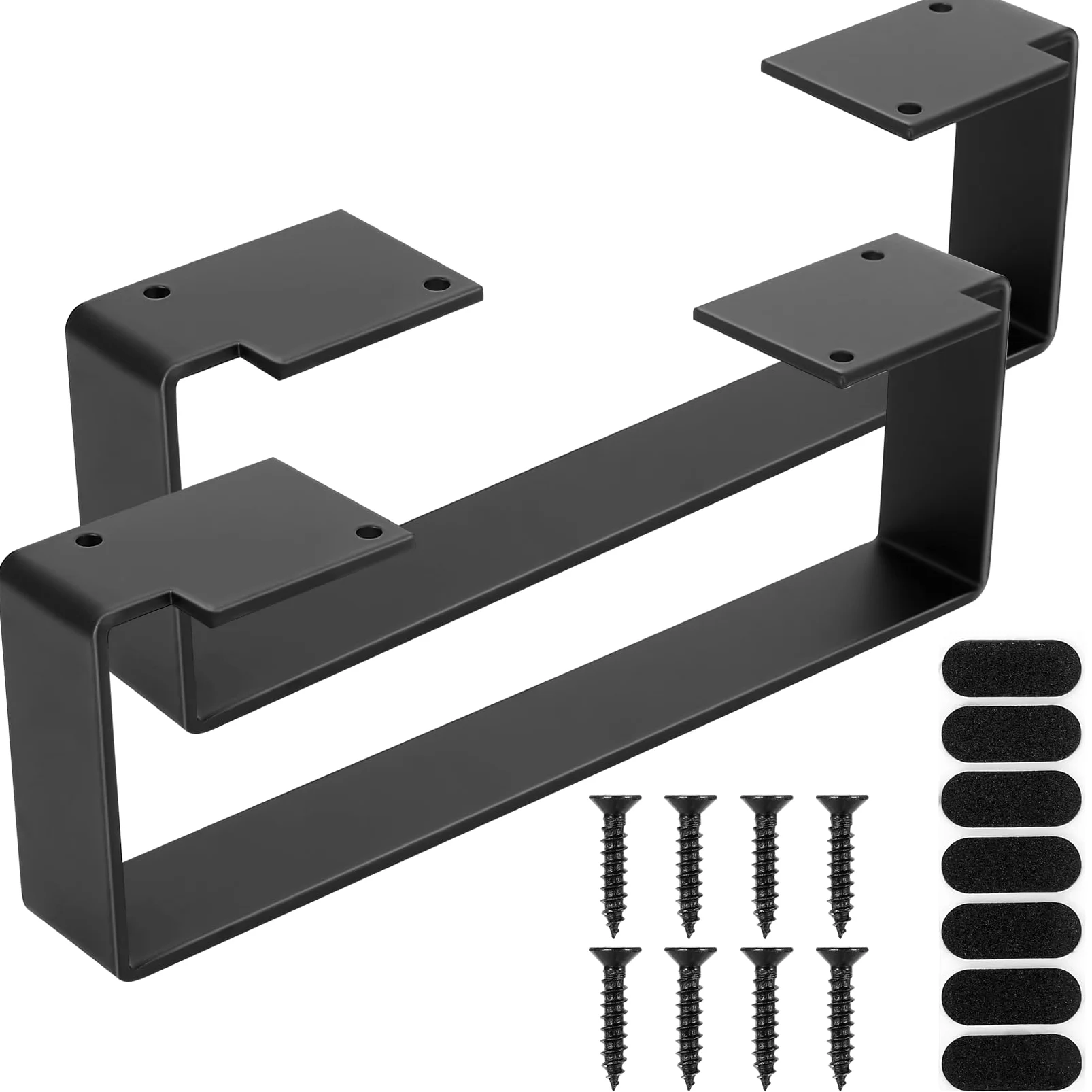 2 PzGambe per Tavolo (nero 30cm)