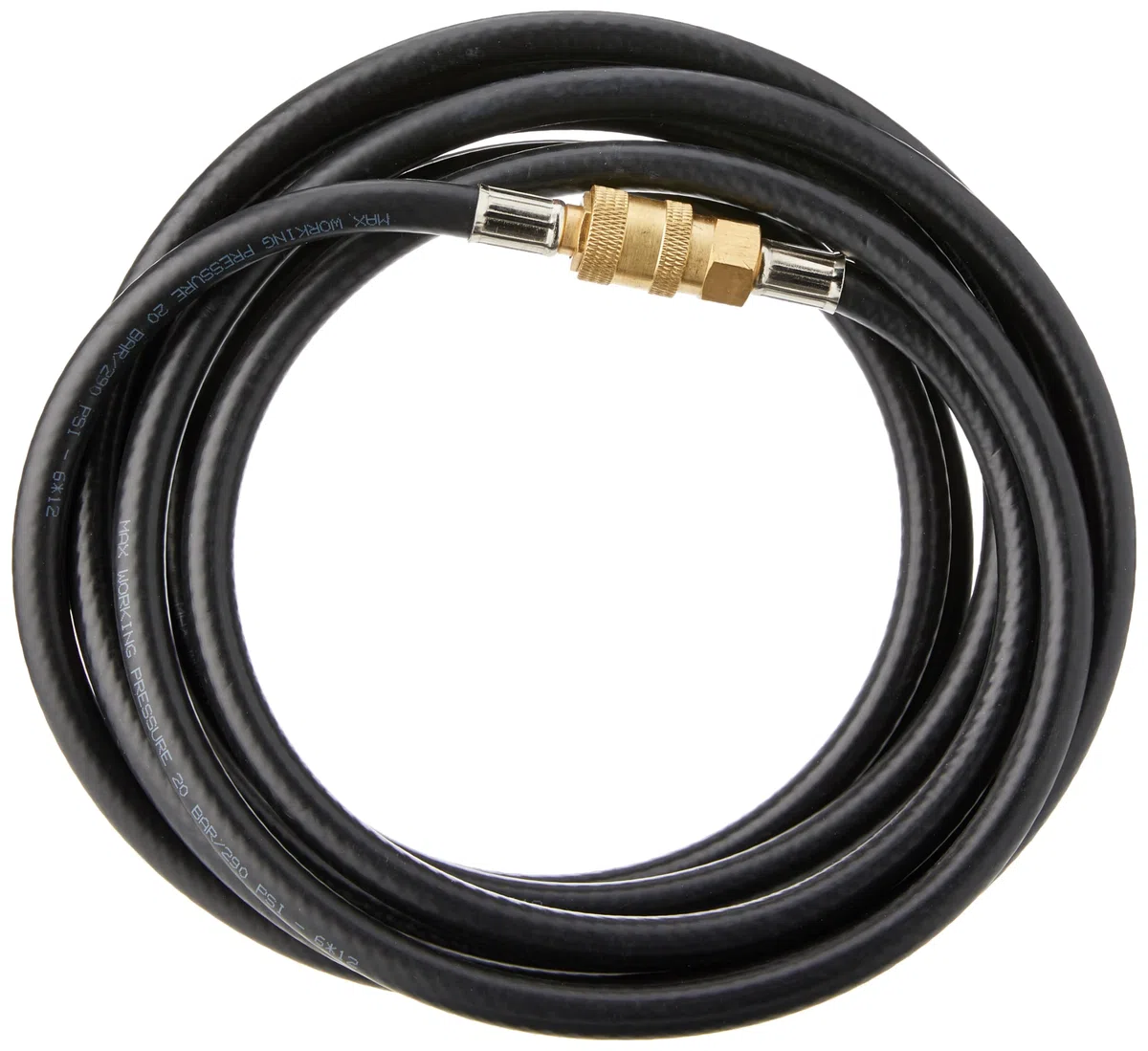 DeWalt DWP-CPACK5 5M Black Rubber Hose Straight