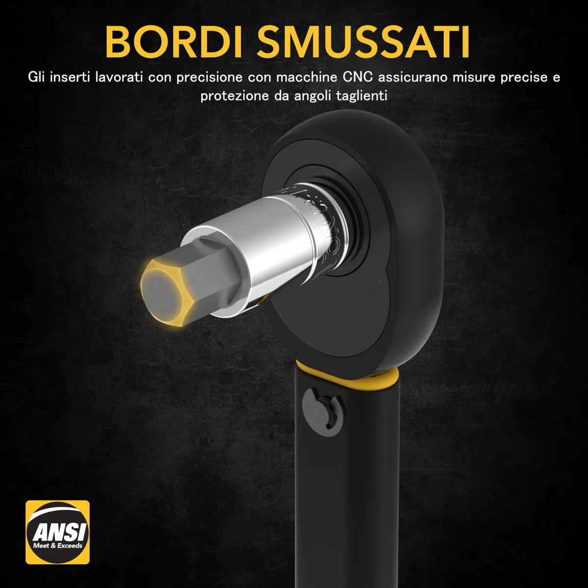 LEXIVON Set di Chiavi a Bussola con Punta Esagonale per Chiave Dinamometrica, Chiave a Cricchetto e Avvitatore a Batteria, 13 pezzi Metrici 2 mm - 14 mm, in Lega di Acciaio S2, in Valigetta (LX-141)