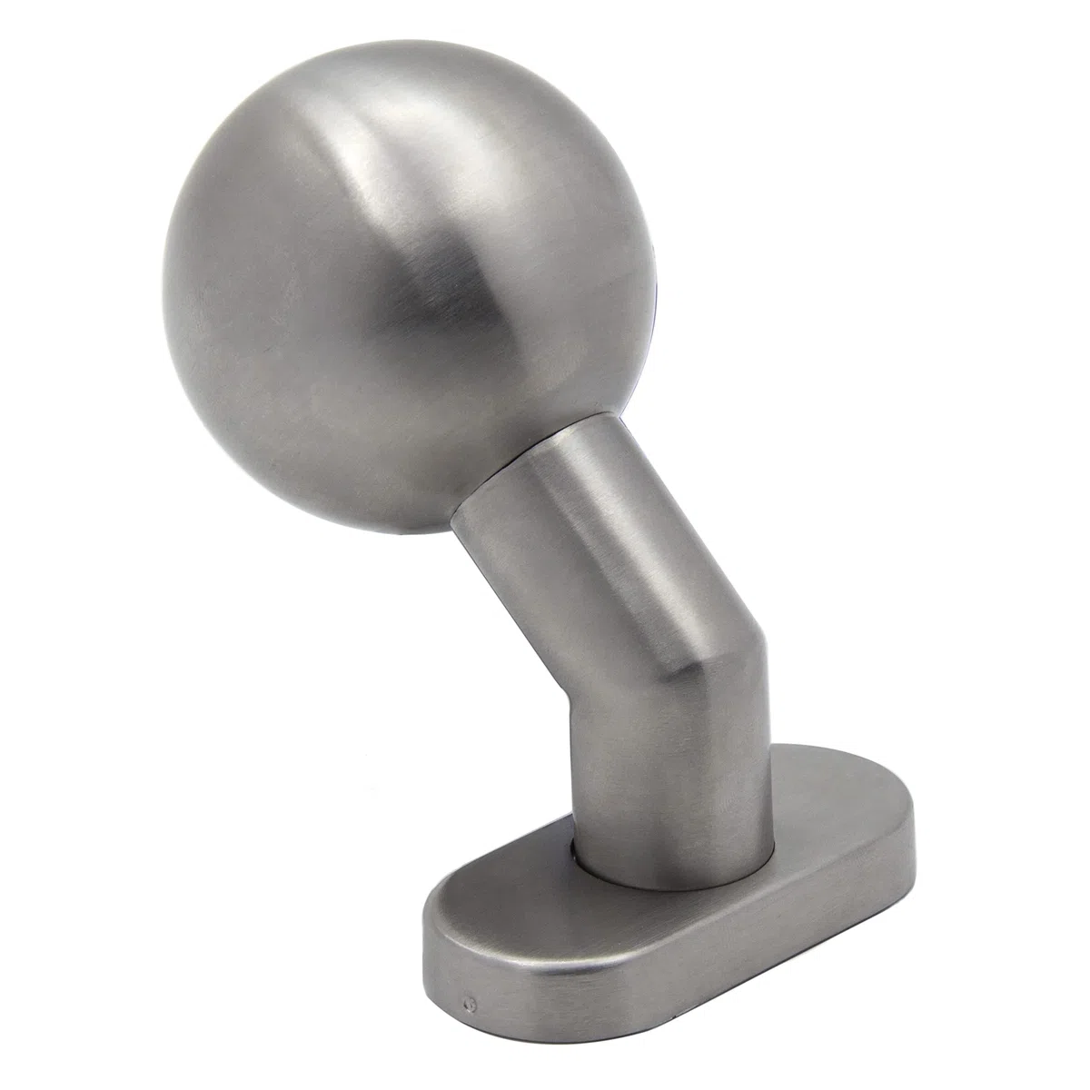 APECS 0972 INOX - Pomello per porta non rotante in acciaio inox opaco