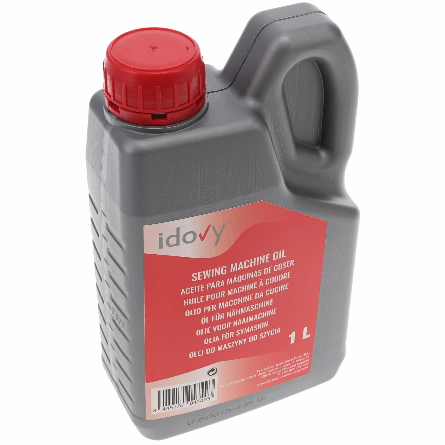 Olio speciale per macchine da cucire. Lubrificante incolore. (1 litro)