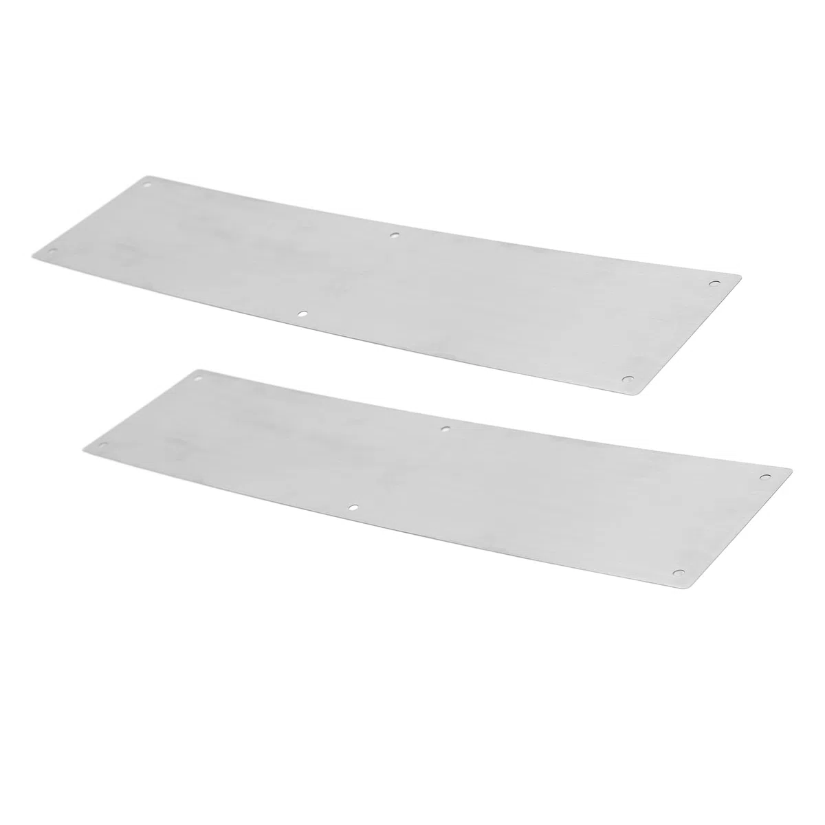 Piastra di Protezione per Porta, Piastra di Protezione per Porta Interna Decorativa Resistente all'usura in 2 Pezzi, Acciaio Inossidabile 304 per Porte