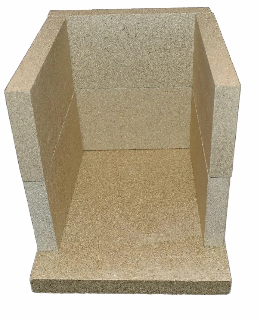 Piastra in pietra refrattaria resistente al calore, mattoni in vermiculite, 200 mm x 200 mm x 25 mm