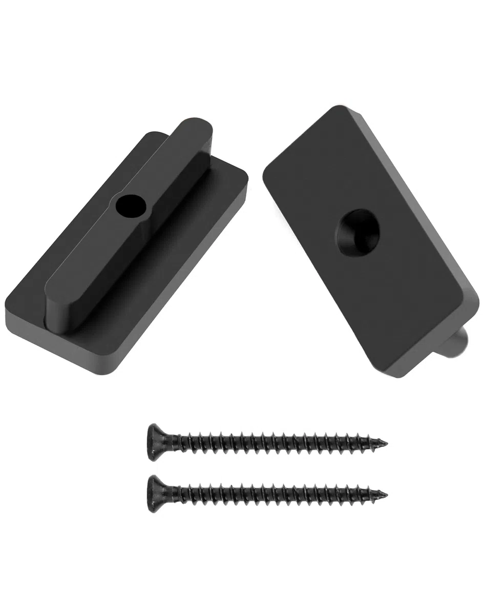 QWORK® 200 Clip di Fissaggio in Plastica ad Alta Densità per Pannello di Decking Composito - Distanziatori Nascosti da 5 mm con Viti