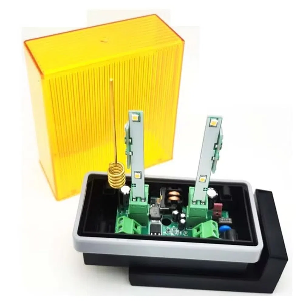 Luce Lampeggiante di Protezione di Sicurezza per Allarme Luce Cancello 12V-265V