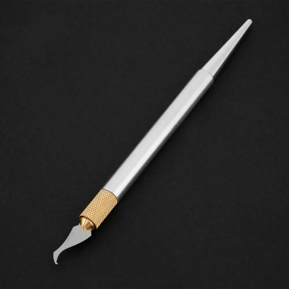 Coltello BGA, chip BGA Riparazione della demolizione della CPU Lama d'aria sottile Kit di strumenti per la manutenzione mobile 27 lame e 1 impugnatura per saldature Rimuovi trucioli