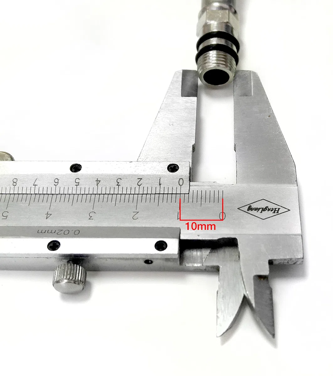 Connettori flessibili corti e lunghi per rubinetto del lavandino con miscelatore monoblocco, confezione da 2 pezzi M10, 1/2 BSP (400 mm di lunghezza)