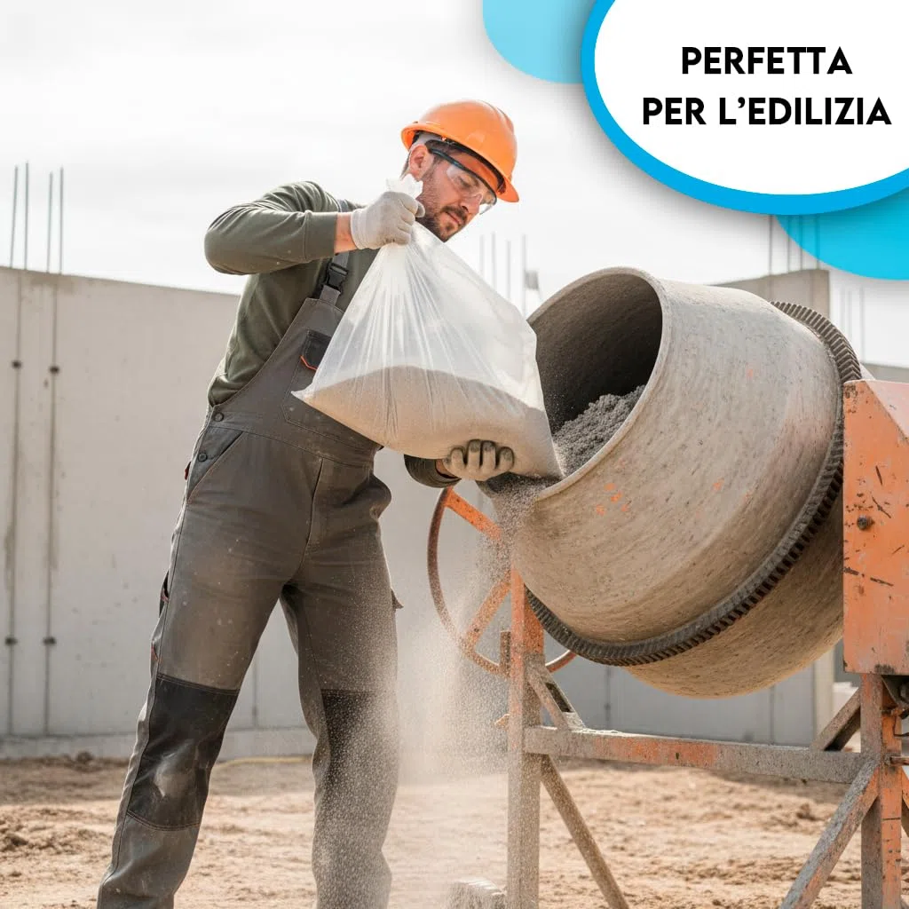ZOMA Sabbia di fiume quarzifera lavata 0,1-1mm sacco da 20kg, Sabbia di fiume per piante, edilizia e uso ornamentale - Made in Italy