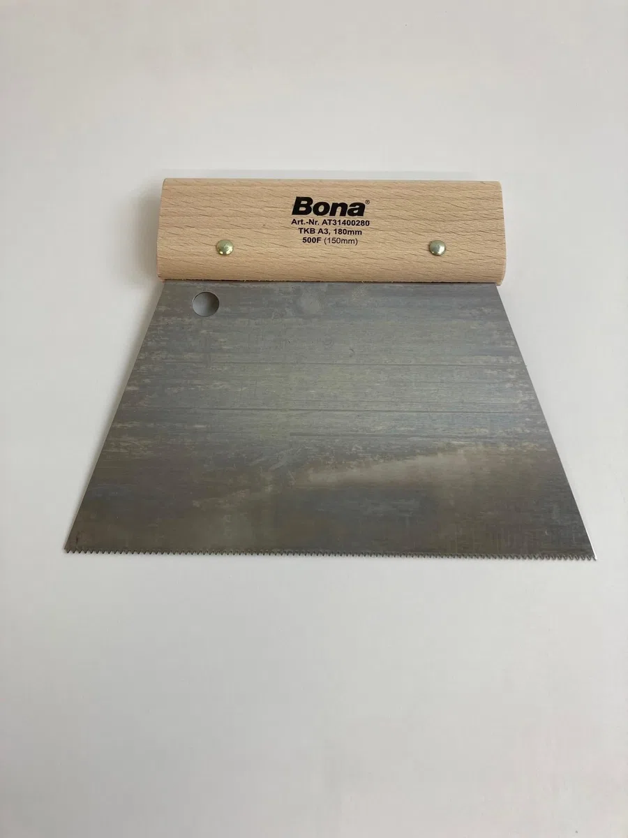 Bona Cazzuole per pavimenti in legno - Applicazione adesiva (180x150 mm 500F (A3))