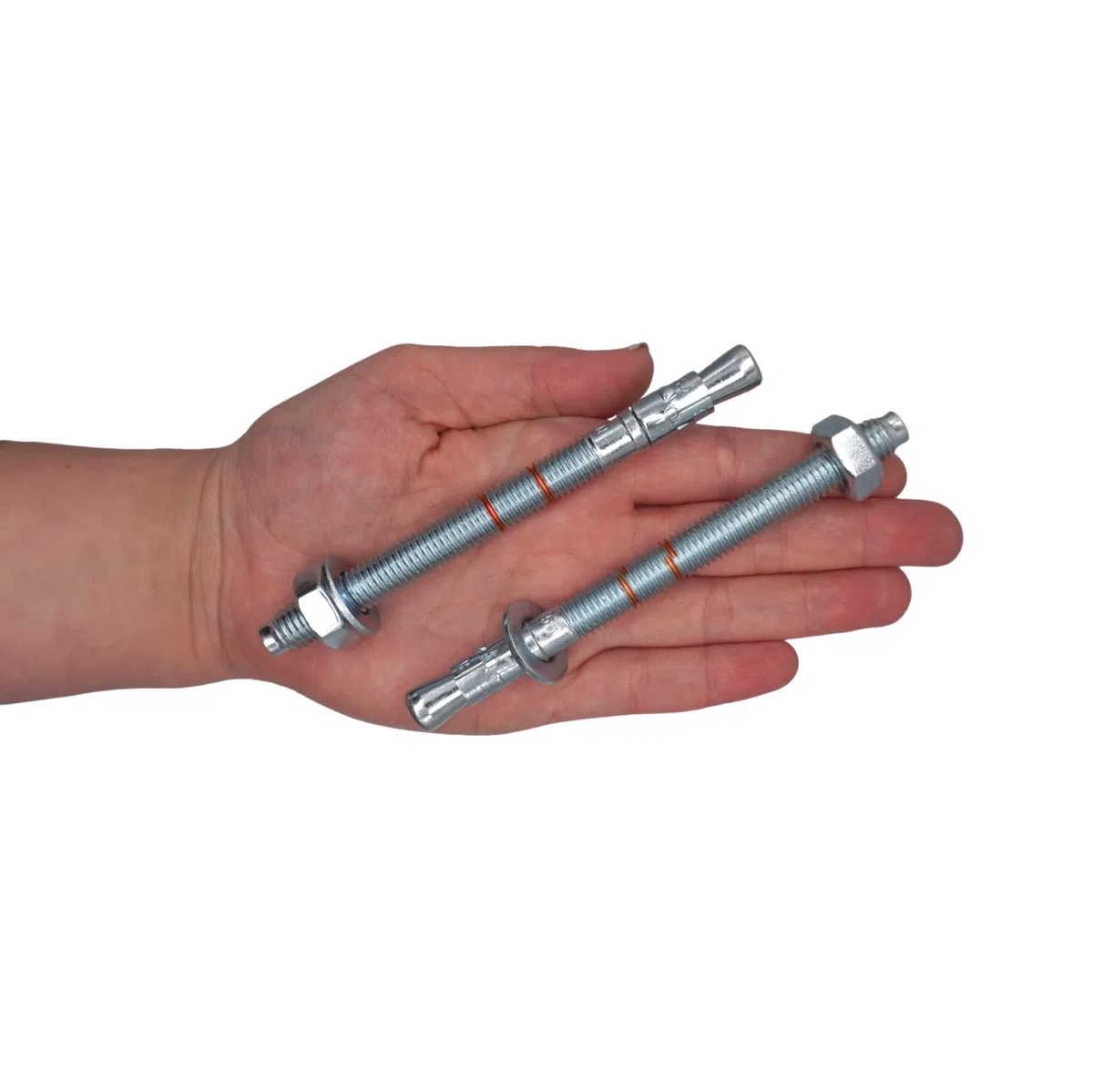 Marcopol Confezione da 4 tasselli a cuneo M10 x 120 mm, tasselli in metallo, fissaggio con bullone passante per muratura, ancoraggio a espansione per calcestruzzo (4, M10 x 120 mm)