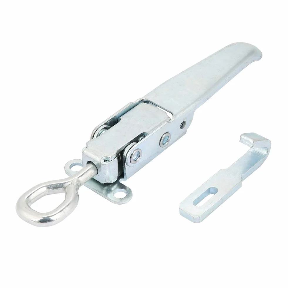 Hasp Pesante del Rimorchio, Chiusura Laterale del Rimorchio, Chiusura a Chiave per Autocarro, Chiusura a Scatto in Metallo con Fibbia in Ferro Zincato per Camion, Rimorchio, Container