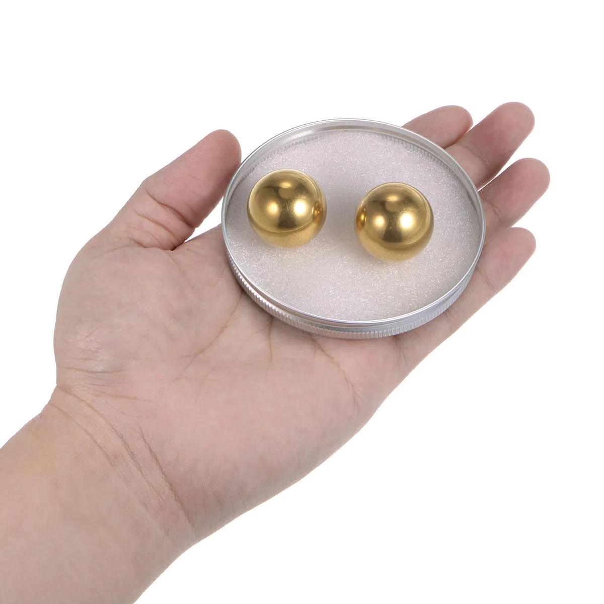 QUARKZMAN 2pz 25mm Precisione Solido Ottone Cuscinetti Sfera per Cuscinetti Valvole Decorazione