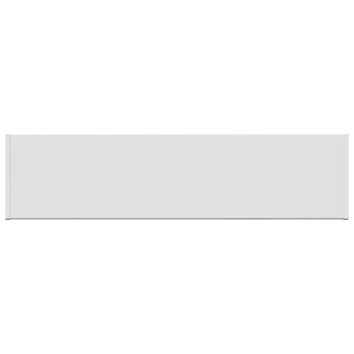 vidaXL Soglia della Finestra Bianco 100 x 20 x 4,5 cm PVC, Soglia Finestra Moderna, Facile da Pulire, Resistente ai UV, Accento Decorativo, Stile Funzionale, Spazio Espositivo