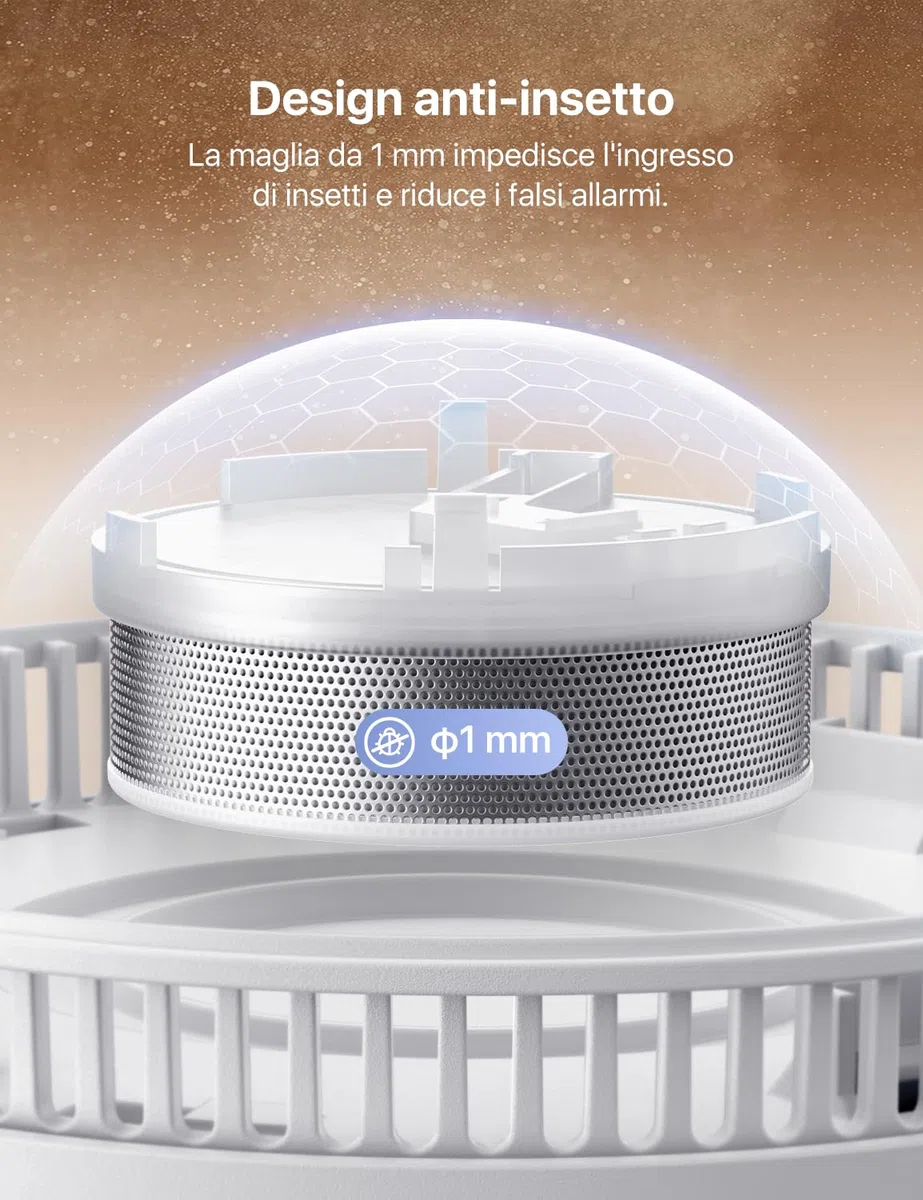 X-Sense Rilevatore di Fumo con Durata di 10 Anni e Supporto Magnetico, Rilevatore di Fumo Certificato TÜV con Funzione Muto e Autotest, SD11, Set da 1