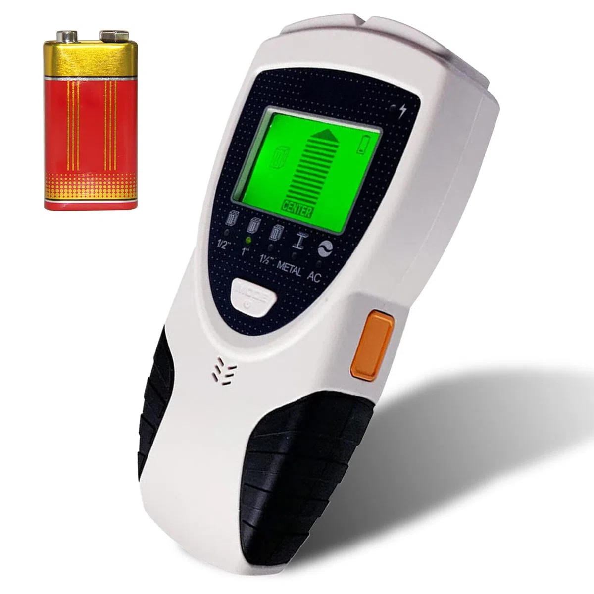 Rilevatore di fili: localizzatore 5 in 1 da parete Rilevatore Multifunzione Stud Finder con Allarme Metal Detector Mirino linea AC per trovare linee elettriche Travi in legno