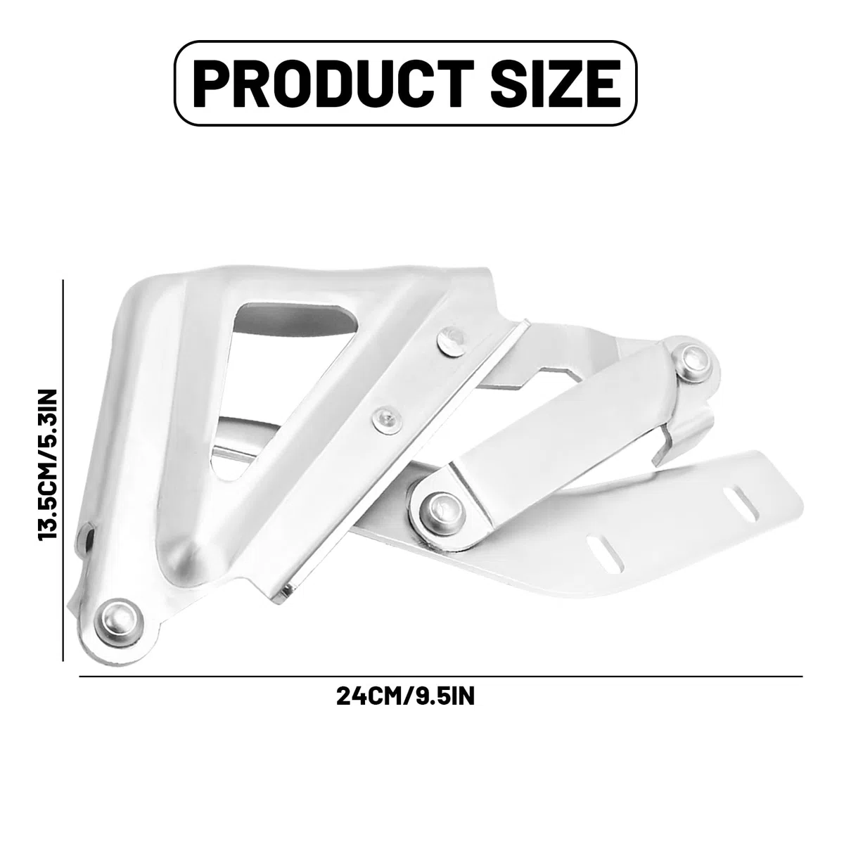7912E4 Cerniera cofano lato passeggero sinistra, robusta cerniera cofano sinistro, ricambio per Citroen Nemo 2008-2022 Ricambio per Fiat Fiorino III 2007-2022, 1352919080 7912.E4