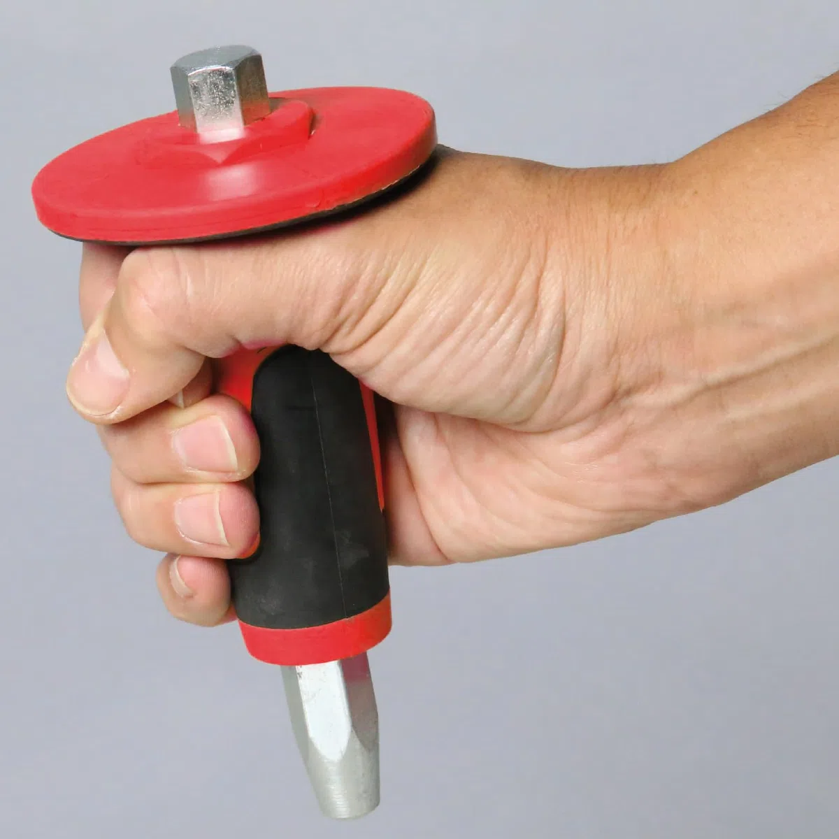 Valex Percussore per Chiodi, Impugnatura Ergonomica a Protezione della Mano, lunghezza 180mm