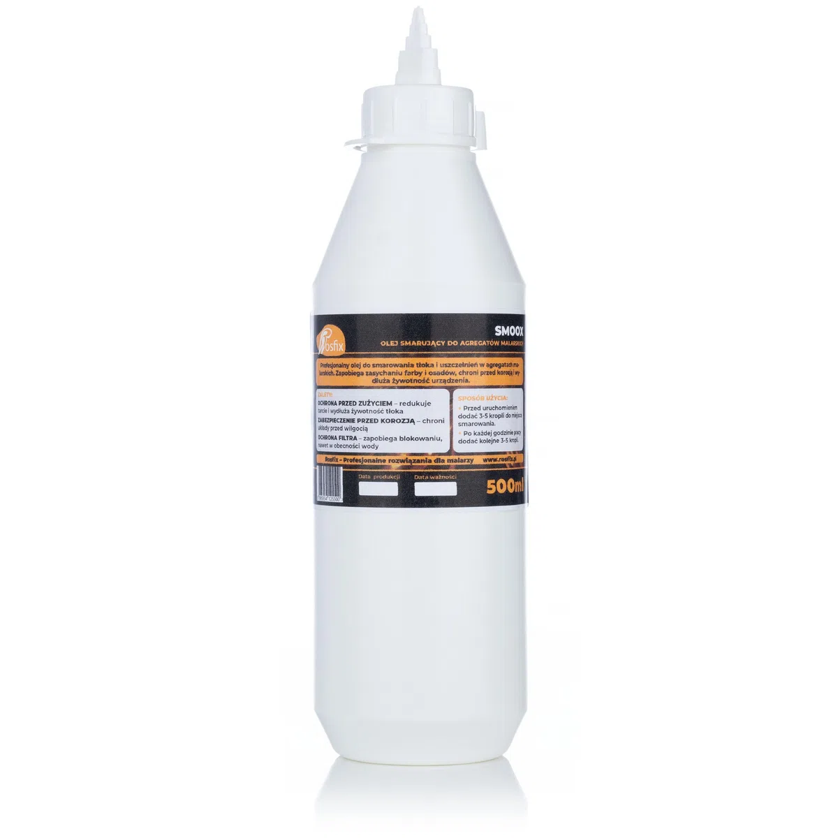 Olio Lubrificante Smoox 500ml – Protezione Pistone, Anticorrosione, Riduce Attrito | per Pompe Airless Graco, Wagner, Zenthril | Lubrificante per Spruzzatori di Vernice