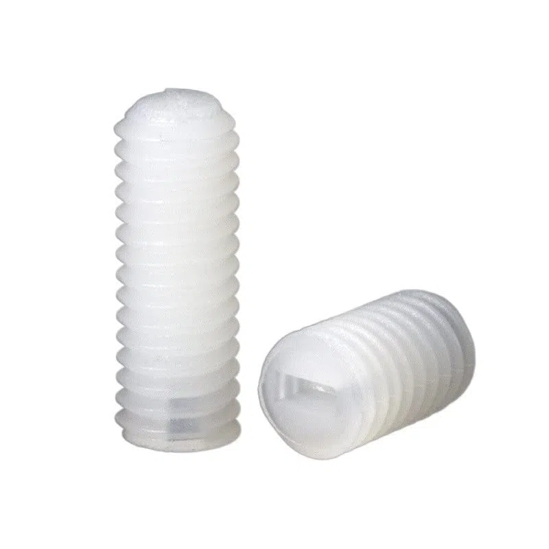 100 pz M3 M4 M5 M6 M8 Bianco Nylon Plastica a Testa scanalata Viti a Testa Piatta Grani Viti (Color : 100pcs, Size : M8 x 20mm)