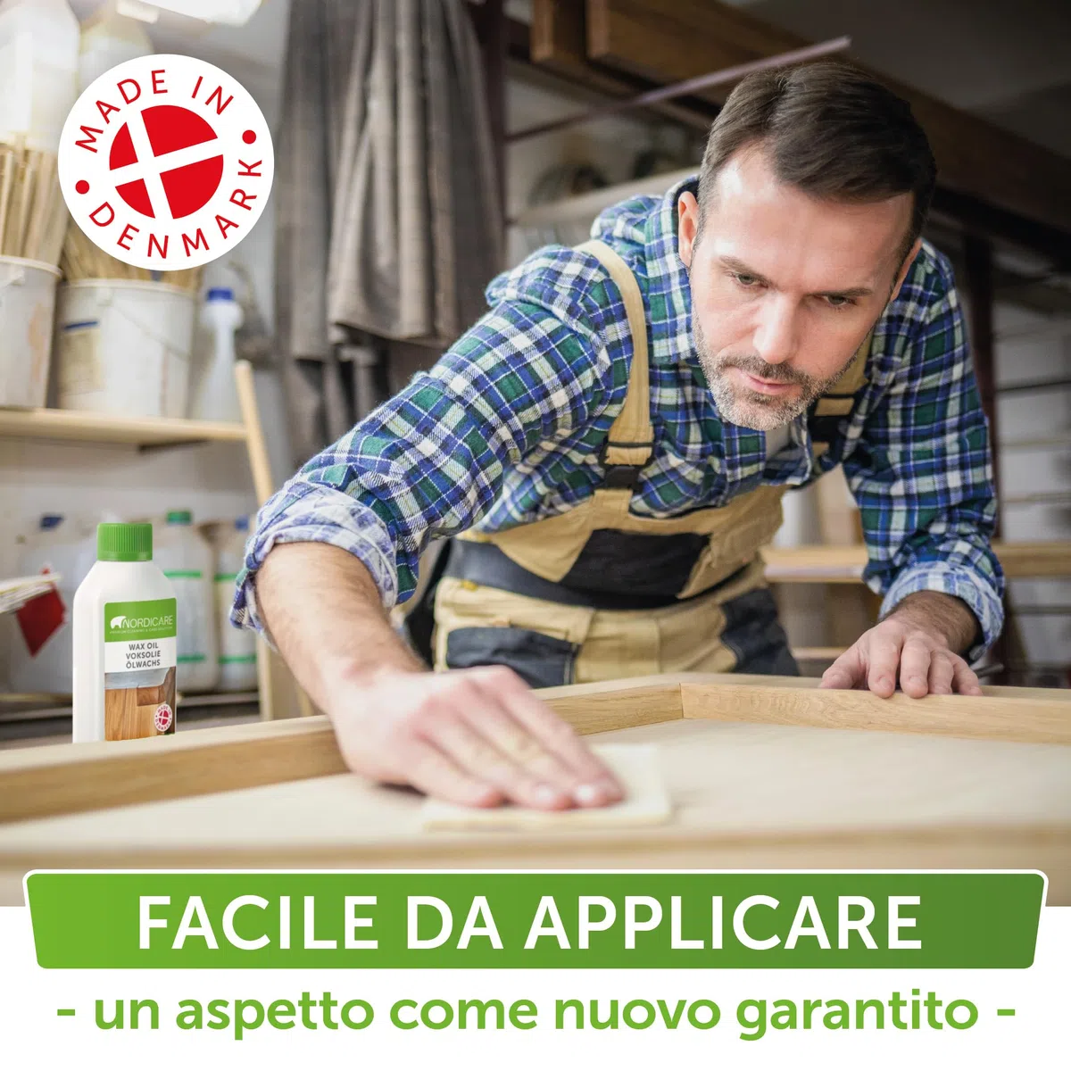 I Cera per legno olio dura [1L] incolore legno Nordicare