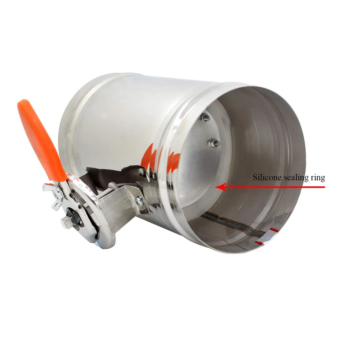 1 pezzo - HVAC serranda taratura aria per condotti aerazione aria 1 pezzo diametro 80 100 125 150 200 250 300 250 400 mm (Diametro 80mm)
