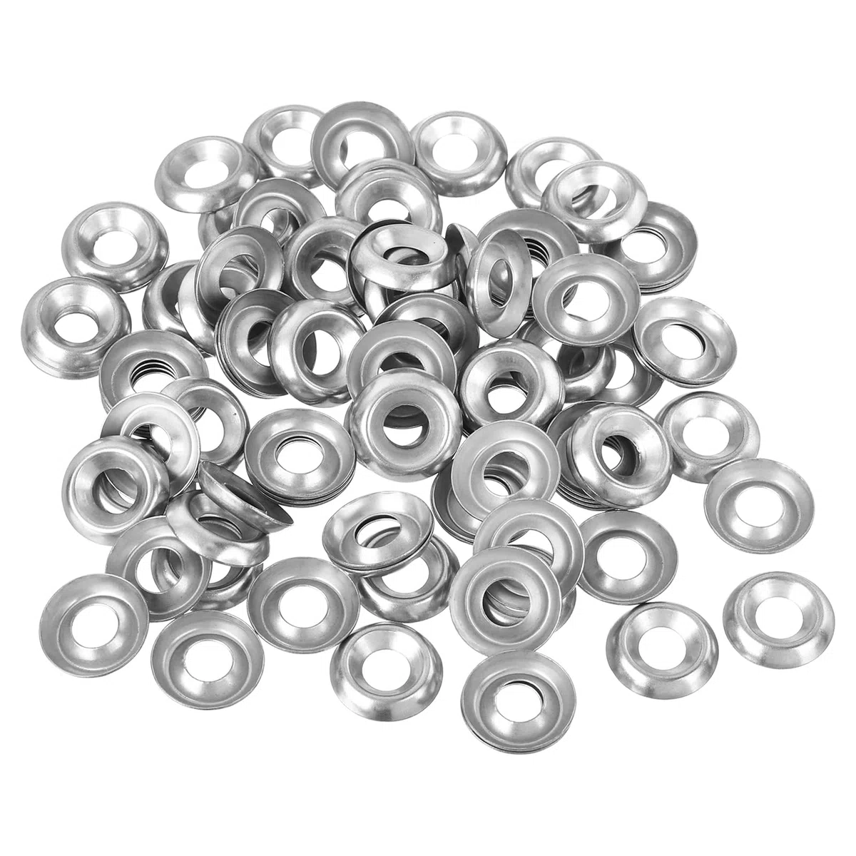 QUARKZMAN #10 Rondella a Tazza Svasata in Acciaio Inossidabile 304, 200pz Rondelle Finitura Svasate per Viti Bullone