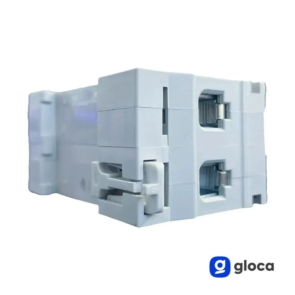 gloca Interruttore Magnetotermico Differenziale 2P 30mA 220V 4.5KA 2 Moduli DIN (20 Ampere)