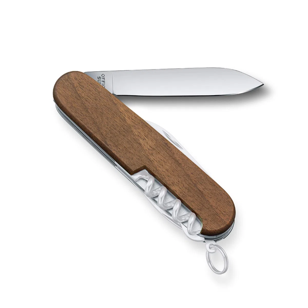 Victorinox, Huntsman Wood, Coltellino Svizzero, Originale, Multiuso, Campeggio, 13 Funzioni, Lama, grande, Cavatappi