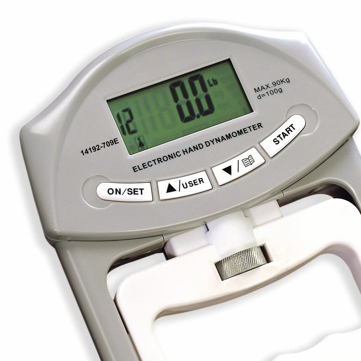 200lbs/90 Kg digitale a mano dinamometro Grip Forza Misurazione Meter Auto di mano presa Elettronica dinamometro Meter Dinamometro Digitale a Mano Misuratore di Forza