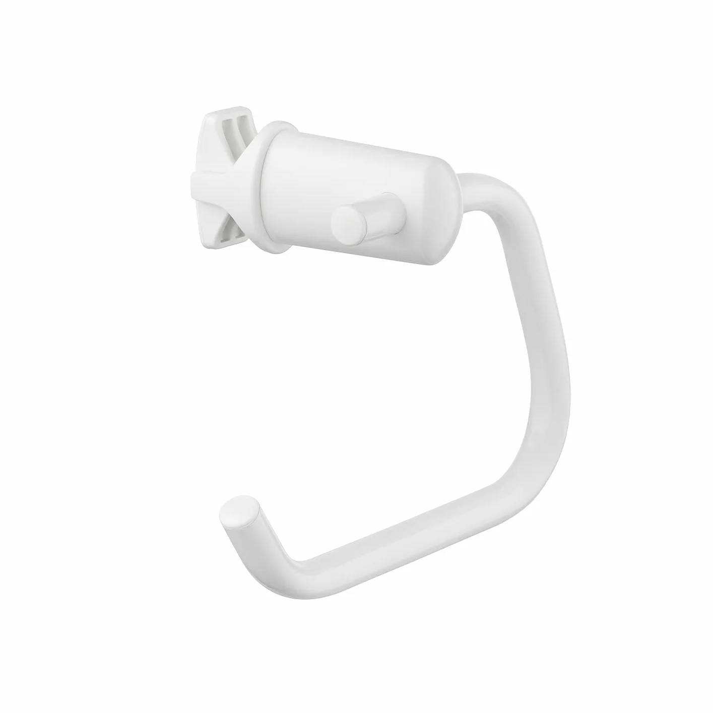 Handy pap scaldasalviette - Portarotolo carta igienica, si fissa direttamente sul radiatore scaldasalviette - Bianco mb