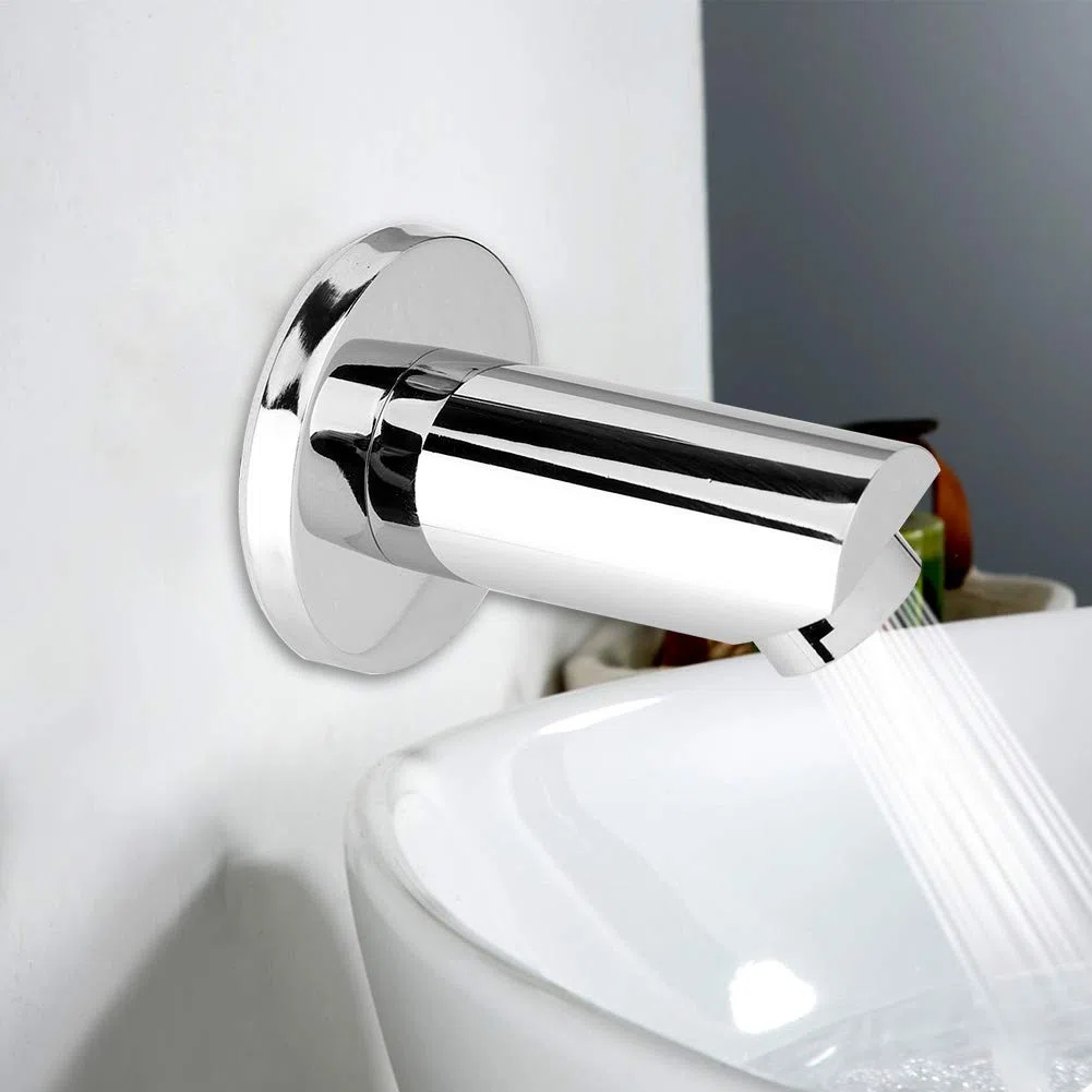 ZPSHYD Beccuccio per vasca, rubinetto vasca da bagno G1/2in Filettatura in rame Rotondo Installazione a scomparsa Rubinetto doccia pannello Accessorio