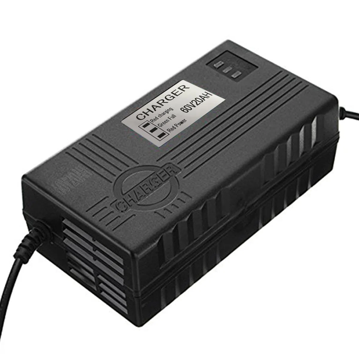 GOZAR 60 V, 20 Ah Caricatore di Batteria per Scooter, Biciclette Elettriche, E-Bike