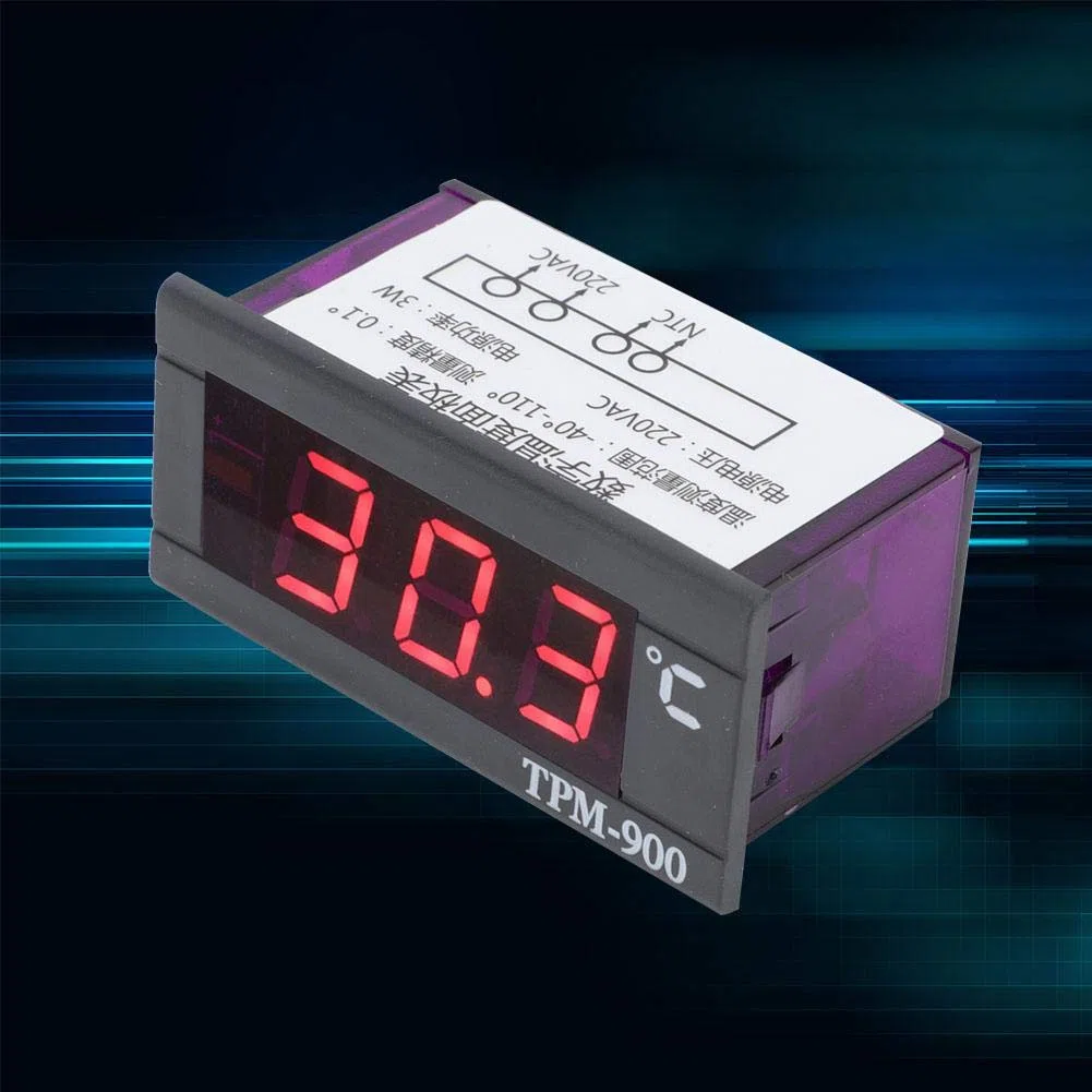 Termometro Digitale LCD Termometro, Indicatore Pannello Misuratore di Temperatura, -40 ℃ - + 110 ℃ Misuratore elettronico di umidità relativa alla temperatura