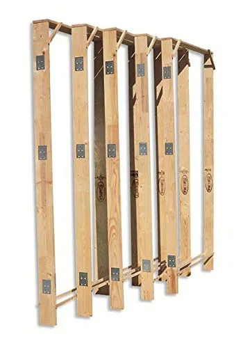 Controtelaio in legno di abete per porte universale 215x104x10 cm REGOLABILE