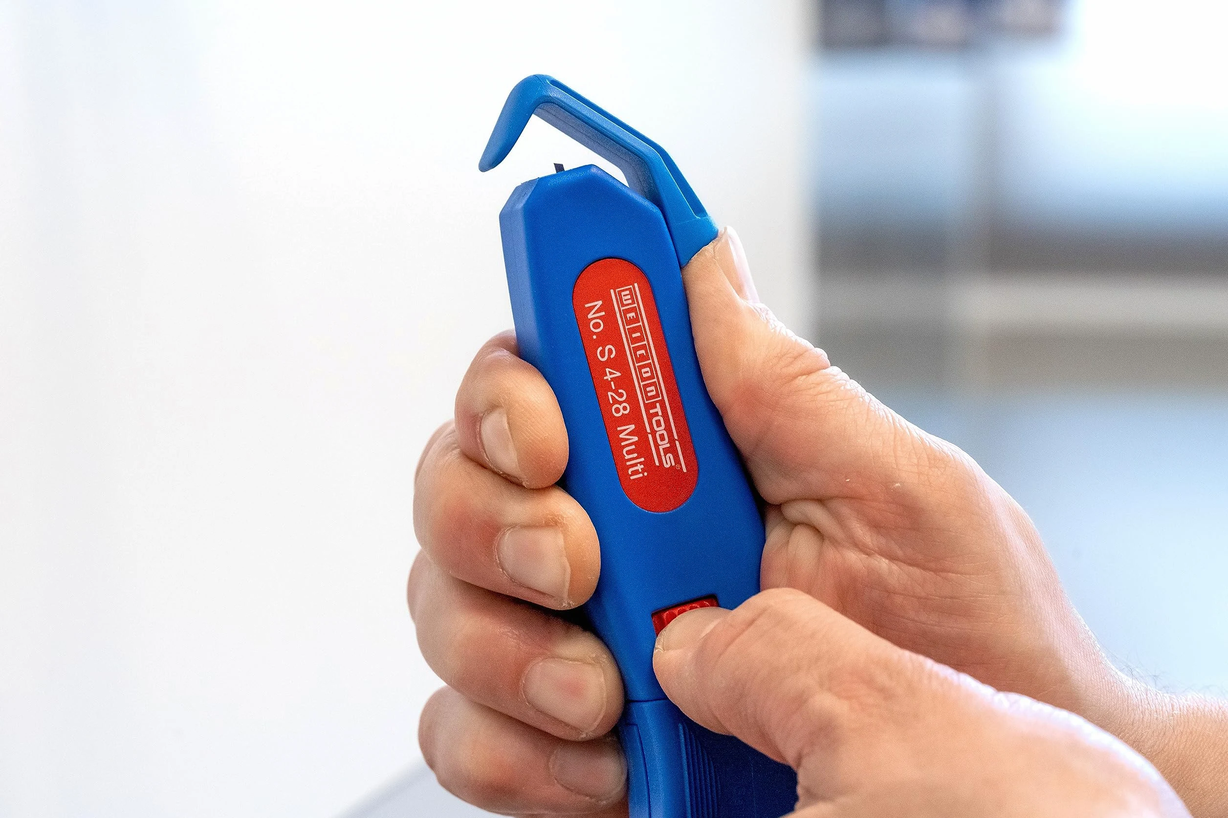 WEICON TOOLS Coltello per Cavi No. S 4-28 Multi, spelafili da 4 a 28 mm, funzione di spelatura 0,5-6 mm, Made in Germany