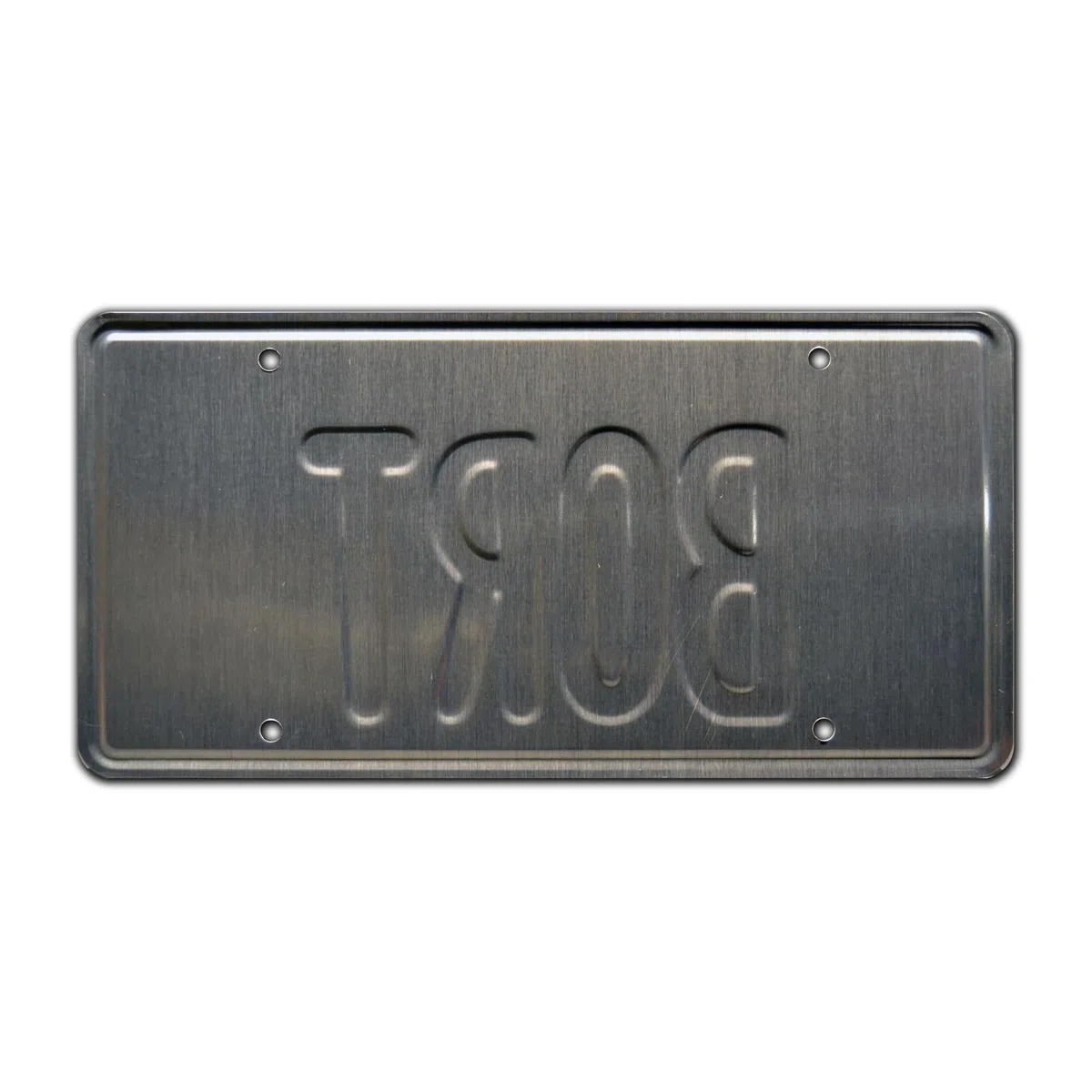 The Simpsons | BORT | Metal Stamped License Plate