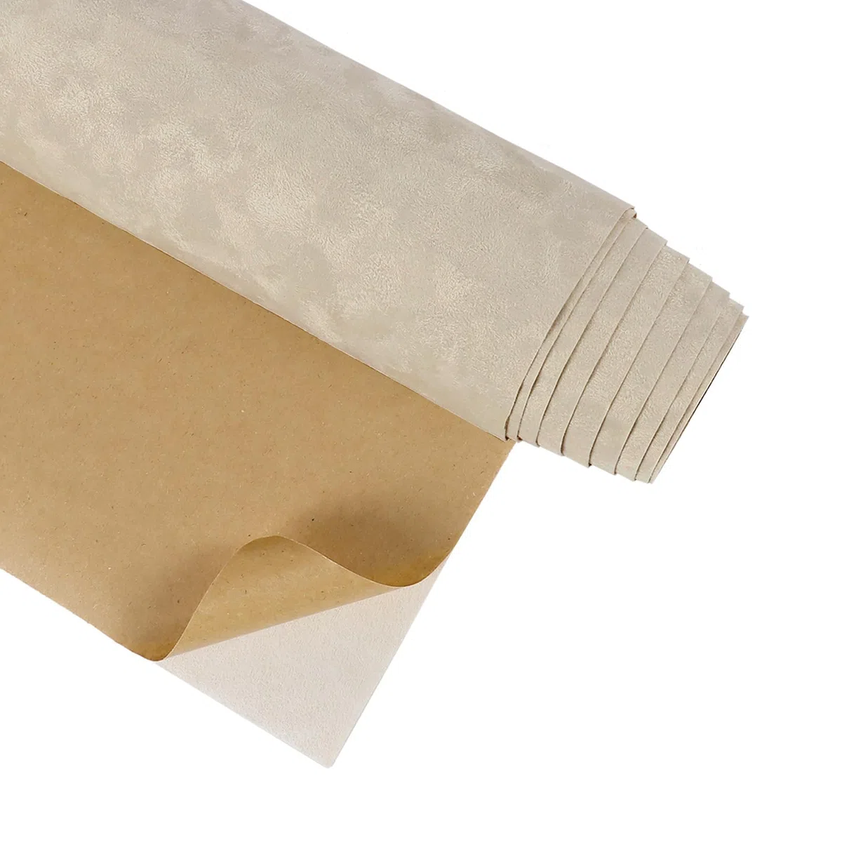 CRE8TIVE Carta da parati in feltro beige, 30 cm x 900 cm, motivo floreale, in velluto, stacca e attacca, per camera da letto, portagioie, rimovibile, in vinile, per mobili, armadi, carta da contatto
