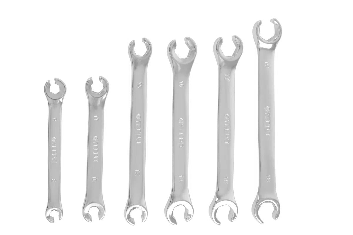 TECPO Chiave ad anello aperto, 8-19 mm, 6 pezzi