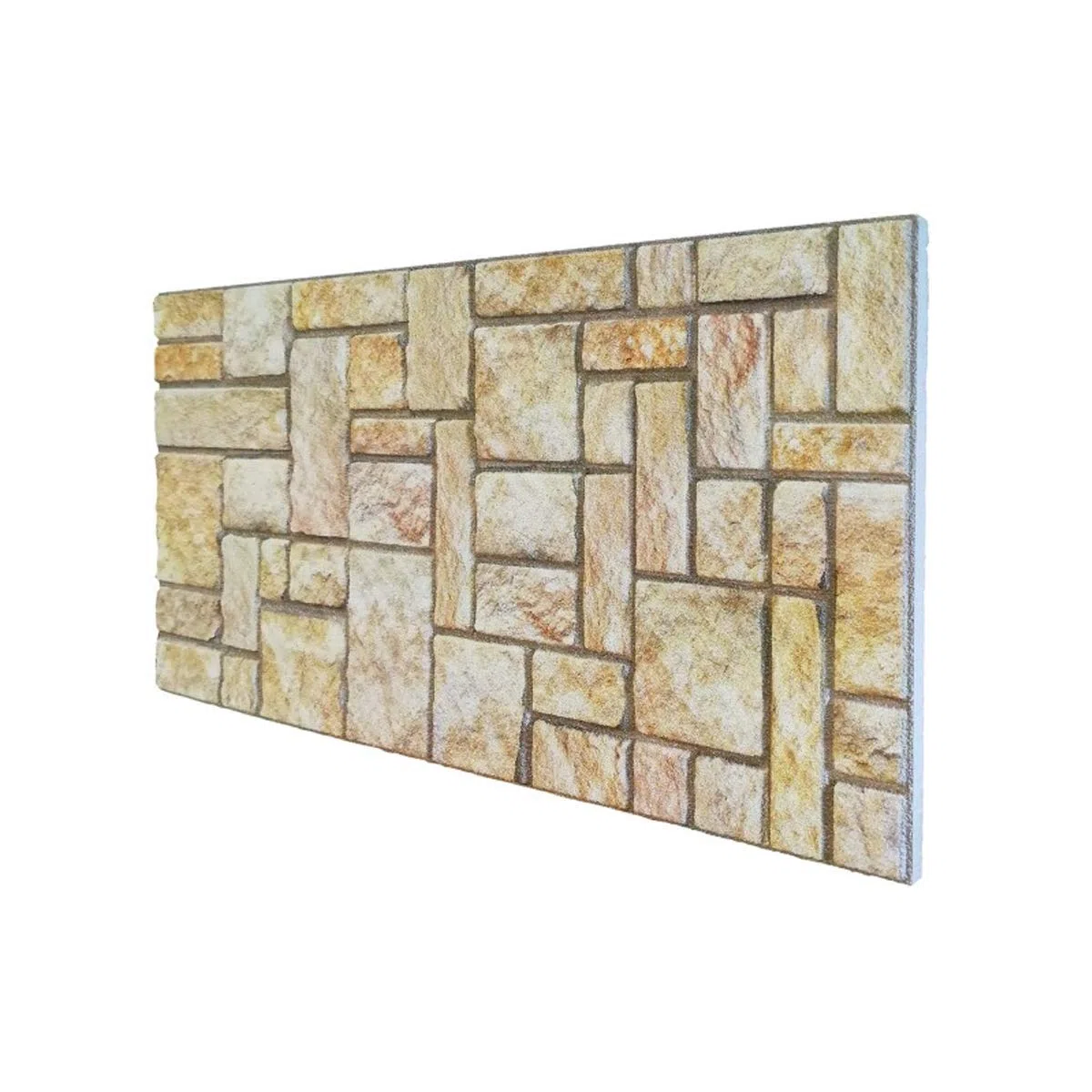 Pannelli Finta Pietra Ricostruita in Polistirolo Resinato Misure 100 cm X 50 cm Spess. 2 cm isolanti Termici per Interni e Esterni - SATURNIA