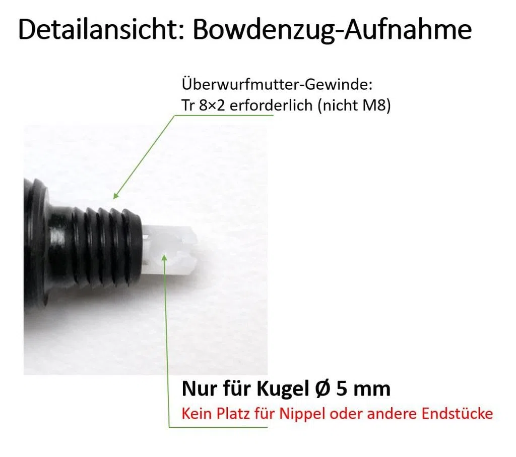 Set eccentrico per lavelli da cucina: bocchetta girevole Exenter e manopola girevole – Pezzi di ricambio premium Made in Germany