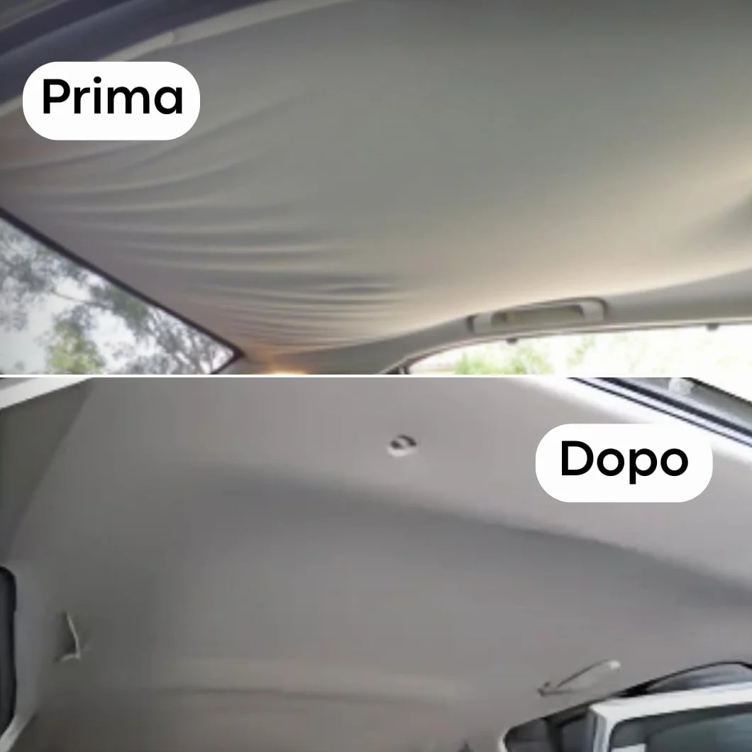 Tessuto Cielo, Maxi Larghezza170cm, Tetto Per Rivestimento Auto, Ristrutturazione Interni Tessili Per Auto Caravan Barca Campeggio Fai Da Te (Grigio Chiaro, 1,50X1,70 MT)