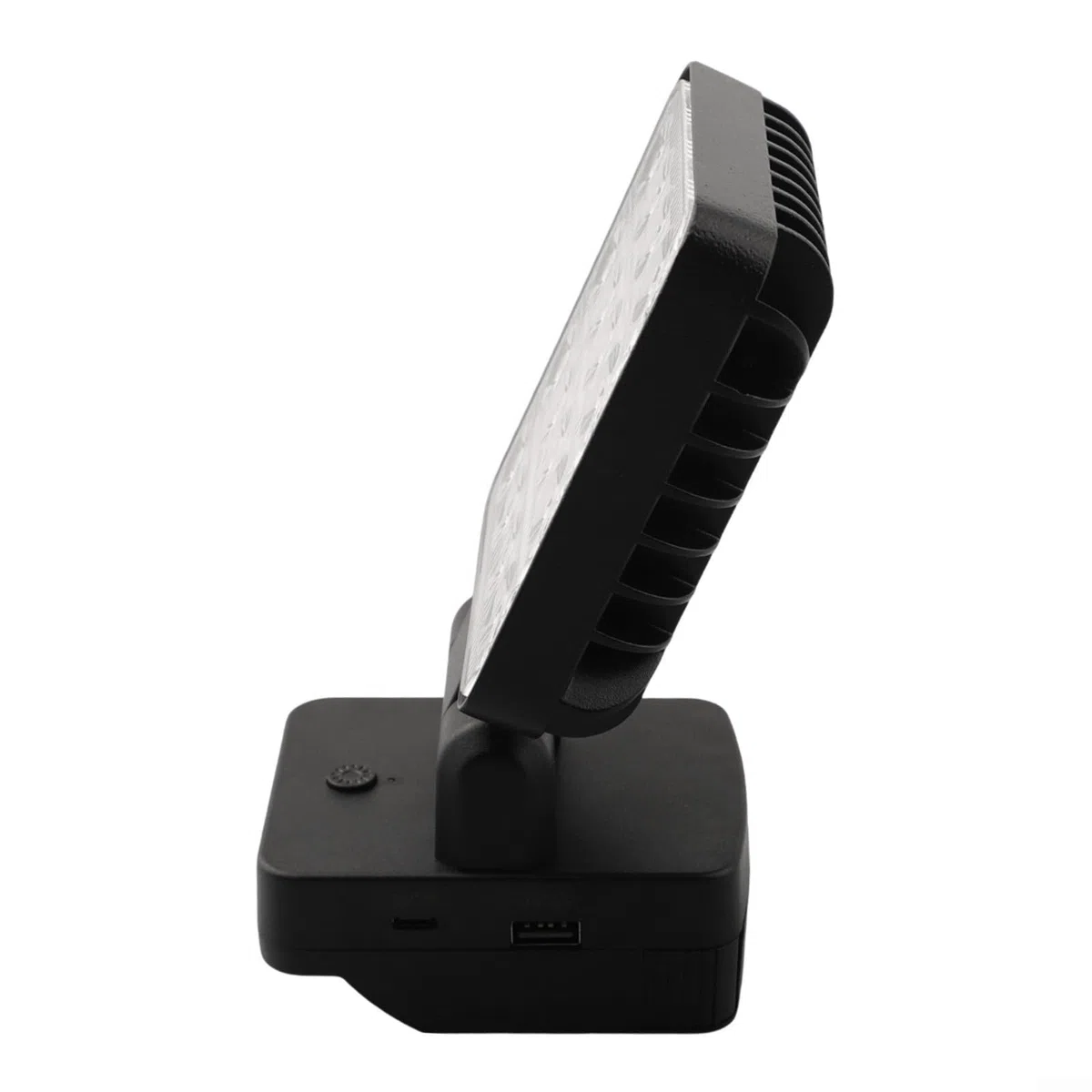 Lampada da lavoro portatile per Metabo 18 V batteria BS18 SB18 per serie LT 1200-1500 lumen lampada LED 90 gradi curva 330 gancio di rotazione rosso nero 17,5 cm corpo in plastica