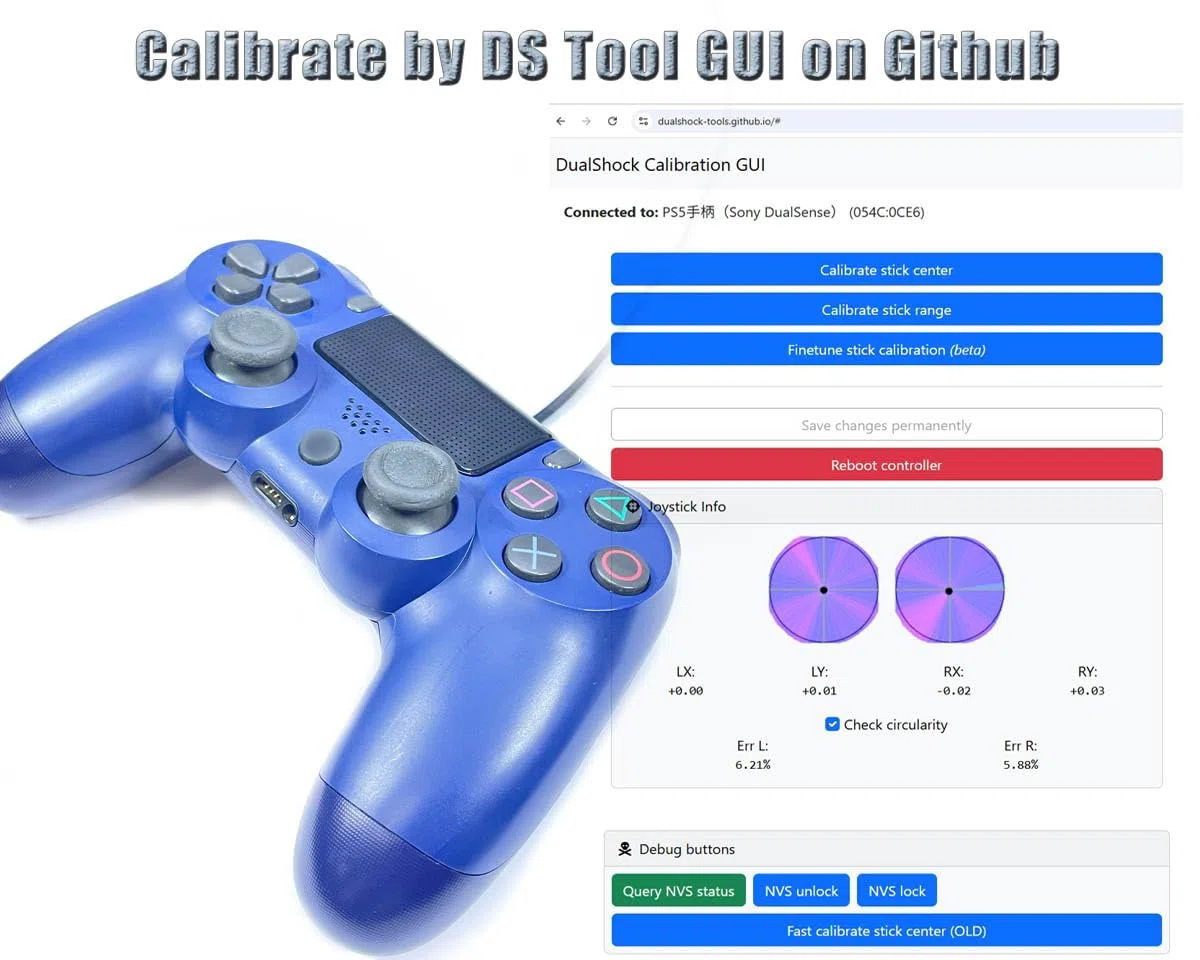 ElecGear 4x TMR Joystick e Piastra Dissaldante di Ricambio per PS4 e Altri Controller, Strumenti di Riparazione per Stick di Controllo Hall TMR e Filo di Saldatura – (TMR-DS4)