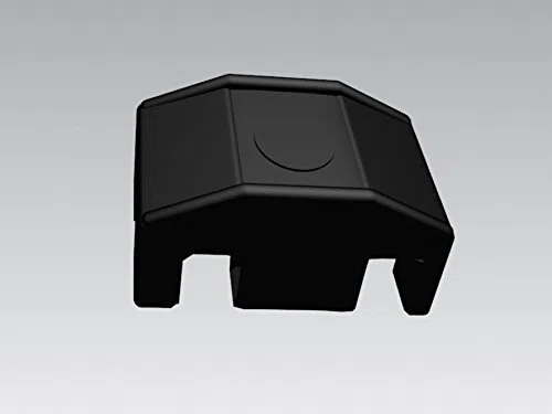 ITALFROM PALO Tubolare Quadro Antracite 50X50 mm - Altezza PALO 130 cm - Completo di 3 PIASTRINE per Fissaggio (2292)