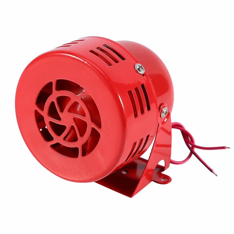 Sirena 12v, camion elettrico per auto, motocicletta, allarme aereo, sirena, sirena, forte, anni '50, rosso