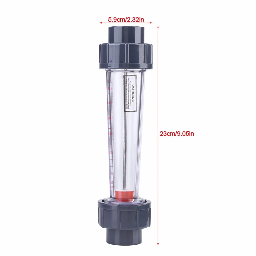 lzs 25 flussometro misuratore di portata 300 – 3000L/H Acqua rotameter tubo di plastica