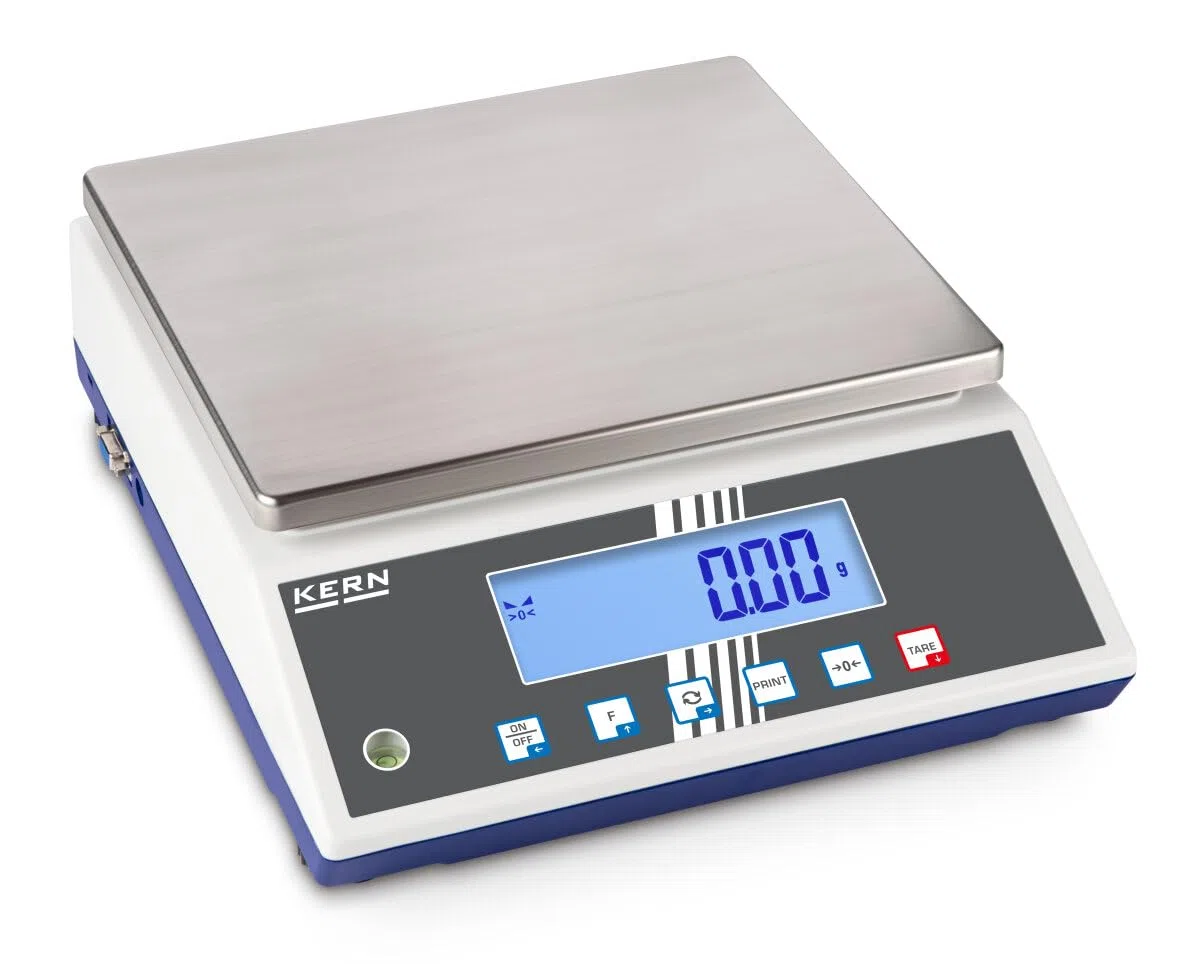 Kern FCB 6K-5 - Bilancia di controllo e porzionatura, Dimensioni compatte adatte agli spazi ristretti, Divisione [d]: 0,05 g, Peso min. del pezzo: 0,5 g, Portate [Max]: 6 kg