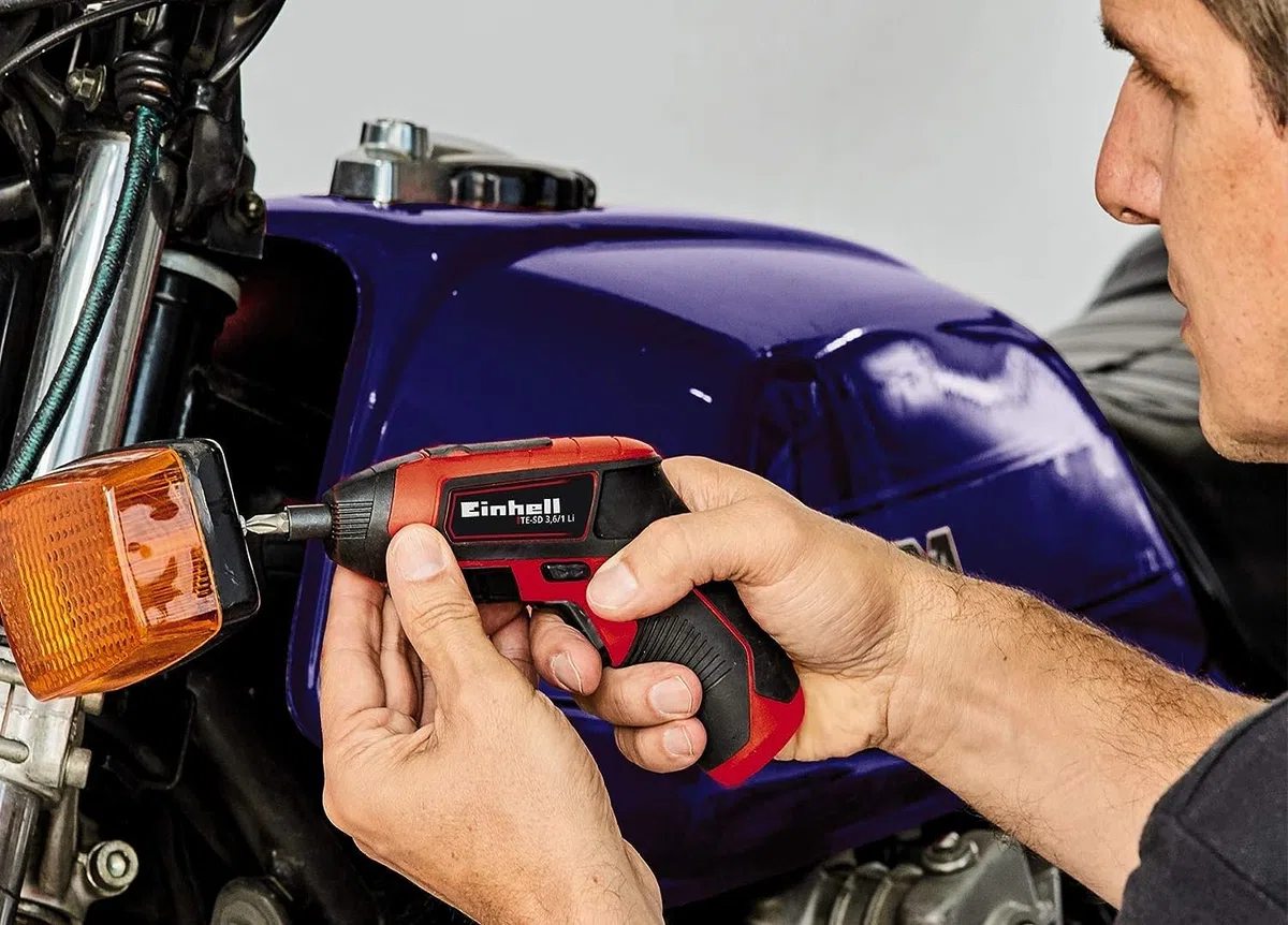 Einhell TE-SD 3,6/1 Li Cacciavite a batteria 3,6 V Ioni di Litio Nero, Rosso