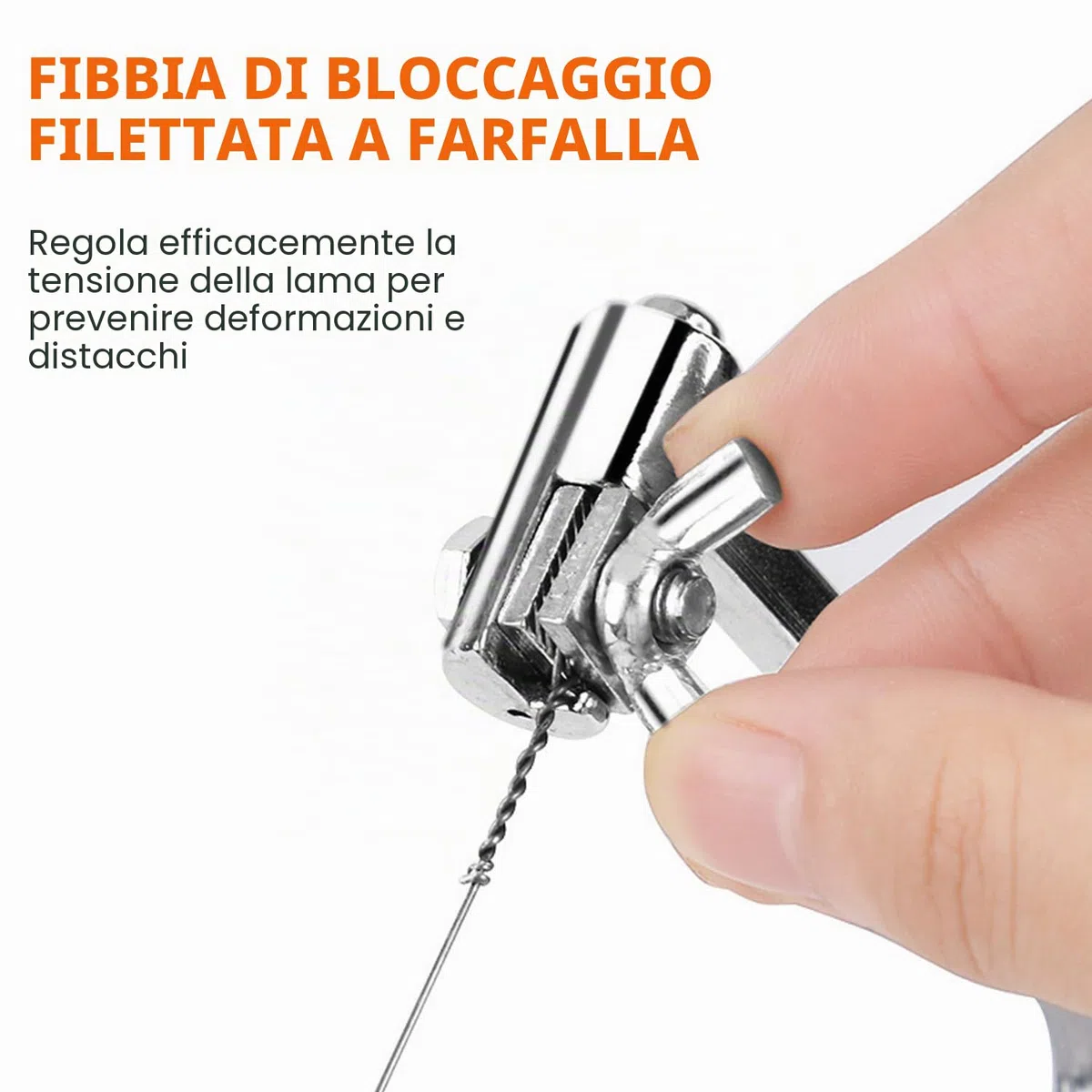VOBOR Sega da Gioielli, Seghetto da Traforo con Telaio Regolabile e 5 Lame, Strumento di Taglio per Legno, Pietra, Giada, Metallo (S)